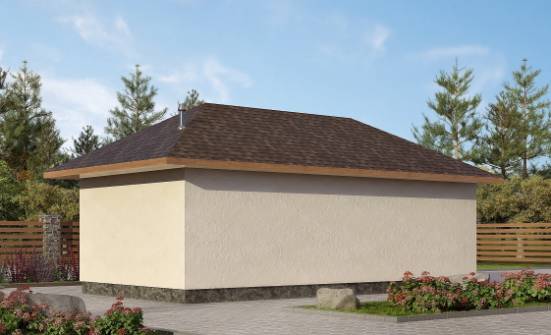040-001-П Проект гаража из твинблока Абдулино | Проекты одноэтажных домов от House Expert