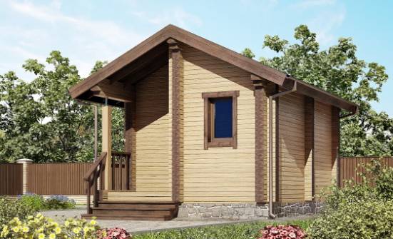 020-002-П Проект бани из дерева Орск | Проекты одноэтажных домов от House Expert