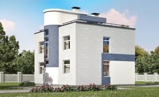 180-005-П Проект двухэтажного дома, красивый загородный дом из пеноблока Орск | Проекты домов от House Expert