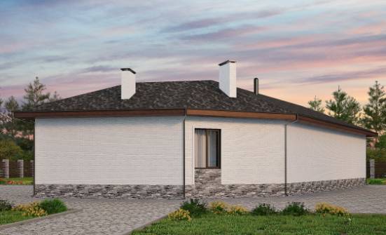 145-001-Л Проект бани из пеноблока Медногорск | Проекты одноэтажных домов от House Expert