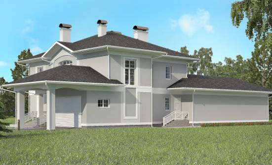 360-001-П Проект двухэтажного дома, гараж, красивый коттедж из кирпича Бугуруслан | Проекты домов от House Expert