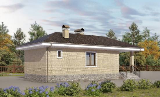 040-002-П Проект бани из газобетона Бугуруслан | Проекты домов от House Expert