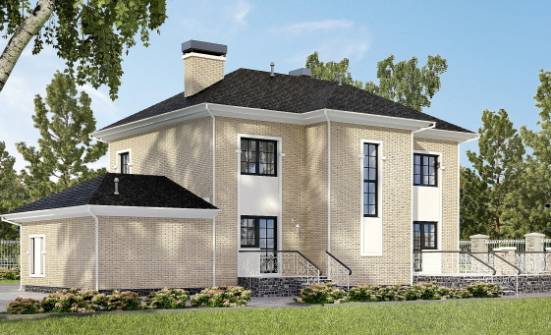 180-006-П Проект двухэтажного дома, гараж, средний домик из кирпича Бузулук | Проекты домов от House Expert