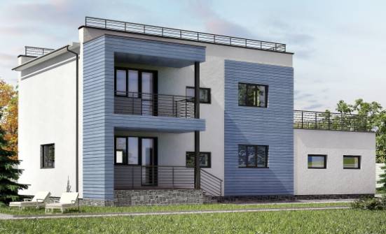 180-012-Л Проект двухэтажного дома, гараж, уютный загородный дом из кирпича Абдулино | Проекты домов от House Expert