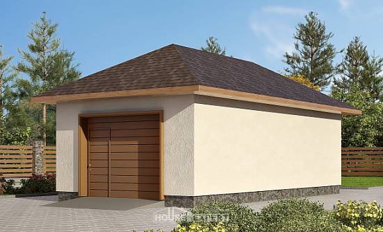 040-001-П Проект гаража из твинблока Абдулино | Проекты домов от House Expert