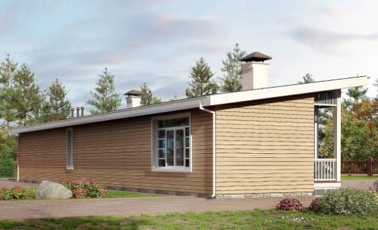 110-004-Л Проект бани из кирпича Медногорск | Проекты домов от House Expert