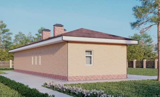 110-006-П Проект бани из газосиликатных блоков Бугуруслан | Проекты домов от House Expert