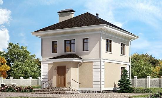 090-003-Л Проект двухэтажного дома, экономичный дом из блока Медногорск | Проекты домов от House Expert