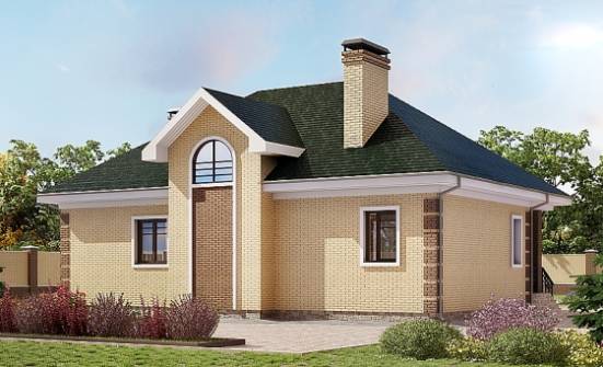 150-013-Л Проект двухэтажного дома с мансардой, доступный дом из кирпича Новотроицк | Проекты домов от House Expert