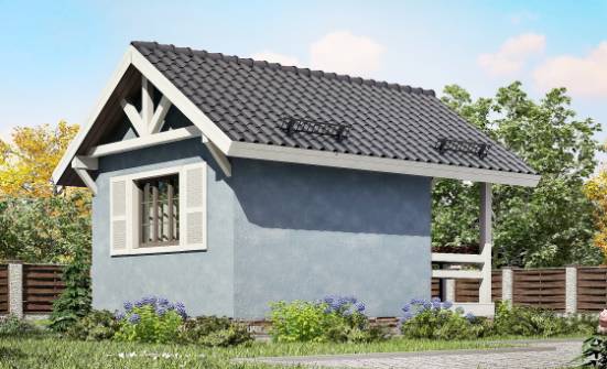 020-001-П Проект одноэтажного дома, маленький загородный дом из дерева Медногорск | Проекты домов от House Expert