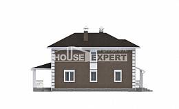 185-002-П Проект двухэтажного дома, уютный дом из газосиликатных блоков Соль-Илецк, House Expert