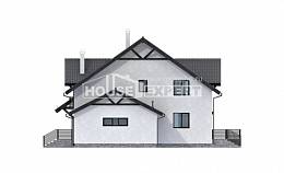 290-003-П Проект двухэтажного дома с мансардой, большой дом из теплоблока Новотроицк, House Expert