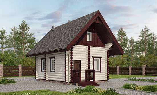 035-001-Л Проект бани из дерева Орск | Проекты одноэтажных домов от House Expert
