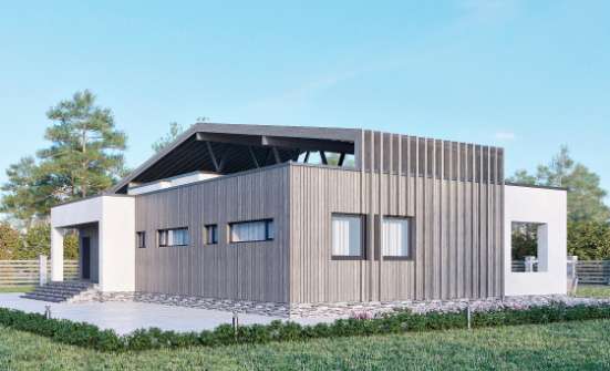 170-011-Л Проект одноэтажного дома, доступный домик из кирпича Оренбург | Проекты одноэтажных домов от House Expert