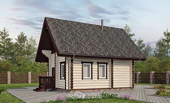 035-001-Л Проект бани из дерева Орск | Проекты одноэтажных домов от House Expert