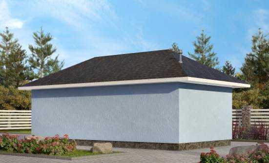 040-001-Л Проект гаража из пеноблока Кувандык | Проекты домов от House Expert