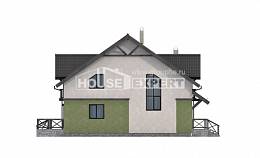 120-003-П Проект двухэтажного дома мансардой, экономичный загородный дом из керамзитобетонных блоков Новотроицк, House Expert