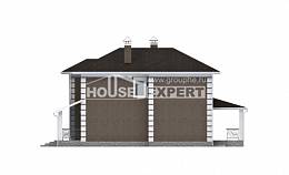 185-002-П Проект двухэтажного дома, небольшой домик из газобетона Кувандык, House Expert