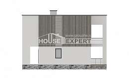 150-017-П Проект двухэтажного дома, бюджетный коттедж из твинблока Абдулино, House Expert